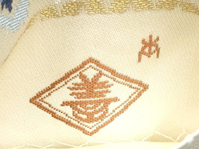 平和屋着物●男性　京の名門・菱屋六右ェ門　角帯　太子間道　正絹　逸品　CABF5368hy