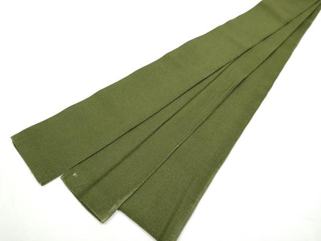 平和屋着物●男性　本場筑前博多織　角帯　色無地　岩井茶色　正絹　逸品　CABF5377hy
