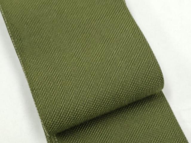 平和屋着物●男性　本場筑前博多織　角帯　色無地　岩井茶色　正絹　逸品　CABF5377hy