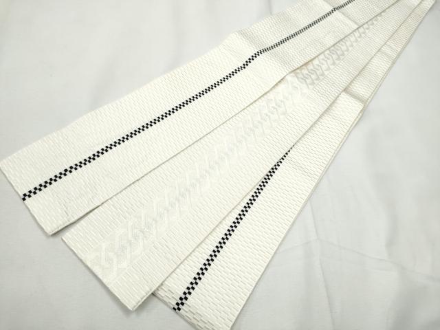 平和屋着物●男性　両面　角帯　縞　CABF5381hy