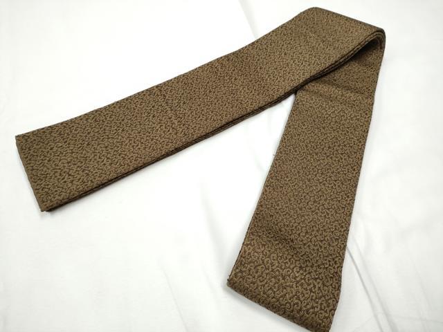 平和屋着物●男性　角帯　唐草文　正絹　逸品　CABF5404hy
