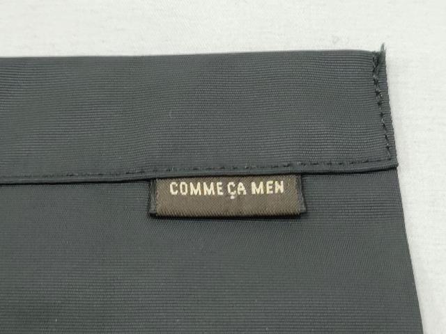 平和屋着物●男性　COMME CA　MEN　角帯　総刺繍　駒刺繍　雪華文　黒地　CABF5414hy