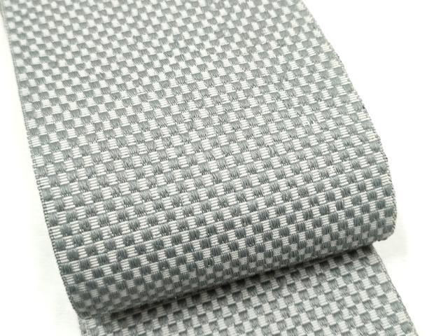 平和屋着物●男性　角帯　市松文　一重帯　CABF5528hy