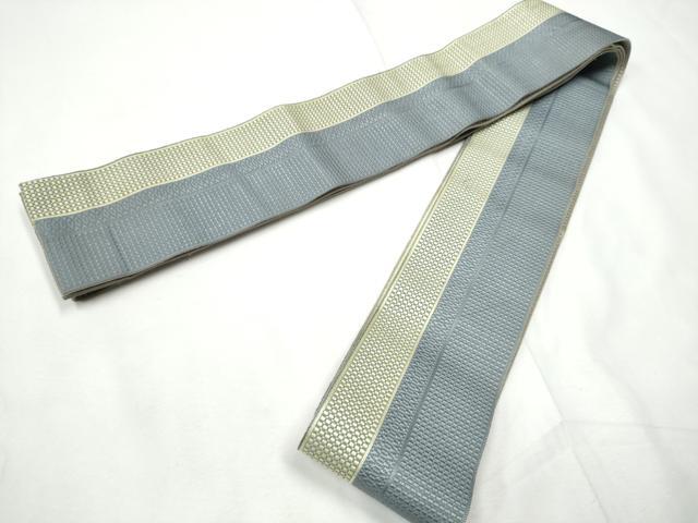 平和屋着物●男性　両面　角帯　市松文　CABF5557hy