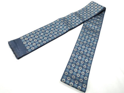 平和屋着物●男性　本場筑前博多織　角帯　いちご錦　正絹　逸品　CABF5564hy