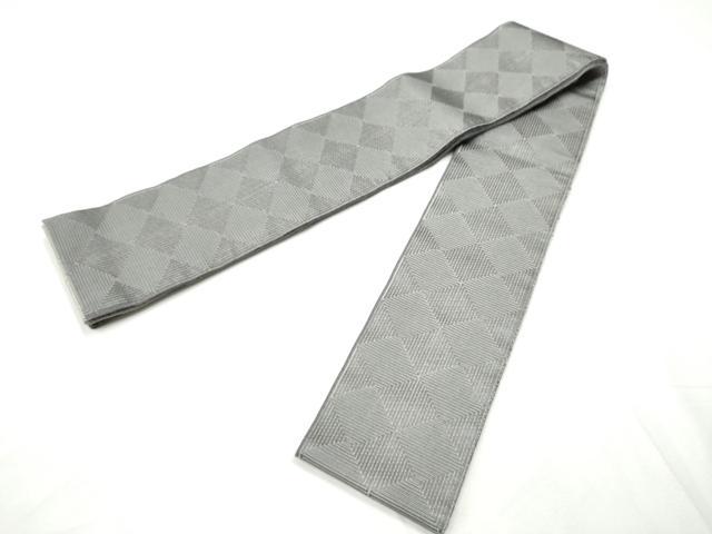 平和屋着物●男性　両面　角帯　幾何学文様　CABF5565hy