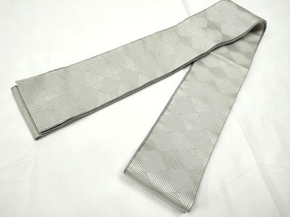 平和屋着物●男性　両面　角帯　幾何学文様　CABF5565hy
