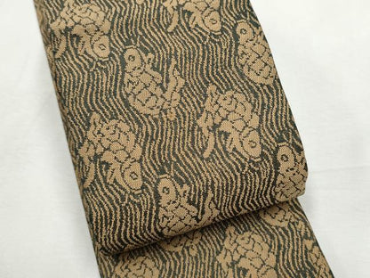 平和屋着物●男性　角帯　荒磯　正絹　逸品　CABF5578hy
