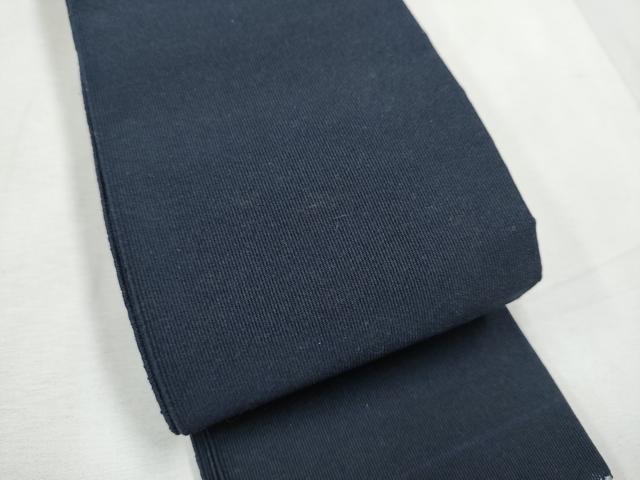 平和屋着物●男性　爪掻き本綴れ　角帯　色無地　黒紅色　正絹　逸品　CABF5590hy