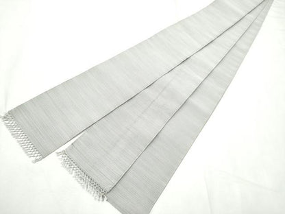 平和屋着物●男性　爪掻き本綴れ　角帯　霞文　正絹　逸品　CABF5591hy