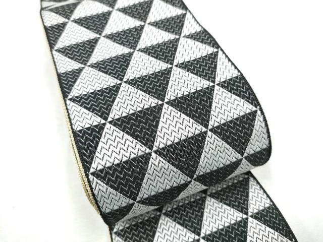 平和屋着物●男性　両面　角帯　鱗文様　吉原繋ぎ　CABF5598hy