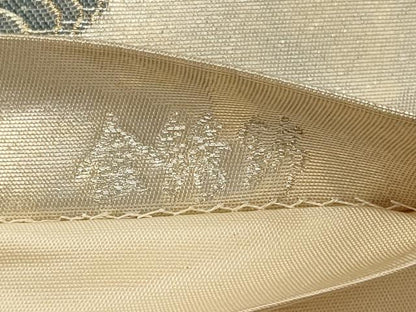 平和屋着物◎六通柄袋帯　葵祭　金糸　引箔　正絹　逸品　CABF5635oy