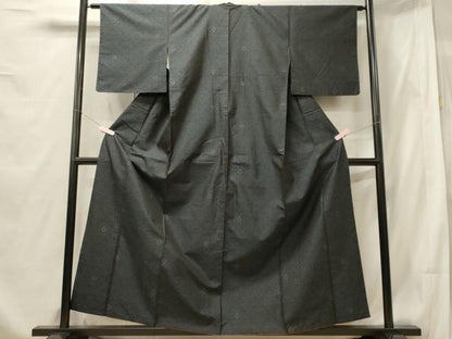 平和屋着物■本場大島紬　菱花文　正絹　逸品　CABF5707oy