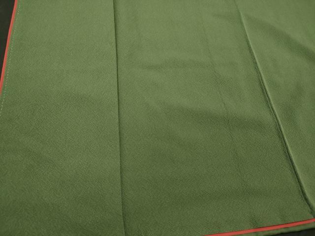 平和屋着物■上質な色無地　老竹色　やまと誂製　正絹　逸品　CABF5726oy