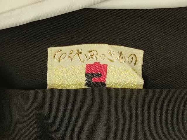 平和屋着物■豪華黒留袖　駒刺繍　鳳凰花唐草文　金銀彩　正絹　逸品　CABF5743oy