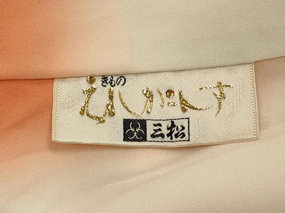 平和屋着物■訪問着　手描き　舞花文　金彩　正絹　逸品　CABF5749oy