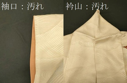 平和屋着物■訪問着　立波文　金彩　正絹　逸品　CABF5751oy