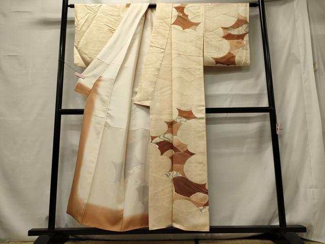平和屋着物■訪問着　立波文　金彩　正絹　逸品　CABF5751oy