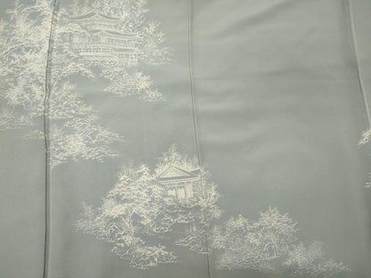 平和屋着物■訪問着 風景文 正絹 逸品 CABF5753oy