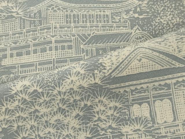 平和屋着物■訪問着 風景文 正絹 逸品 CABF5753oy