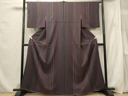 平和屋着物■上質な小紋 間道 正絹 逸品 CABF5756oy