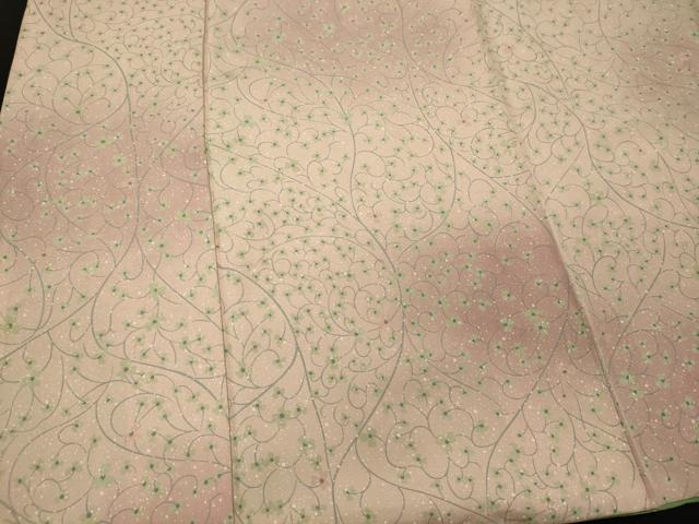平和屋着物■上質な小紋 枝花文 暈し染め 正絹 逸品 CABF5758oy
