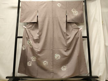 平和屋着物■訪問着 草花丸文 暈し染め 金彩 京王百貨店扱い 正絹 逸品 CABF5761oy