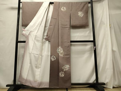 平和屋着物■訪問着 草花丸文 暈し染め 金彩 京王百貨店扱い 正絹 逸品 CABF5761oy