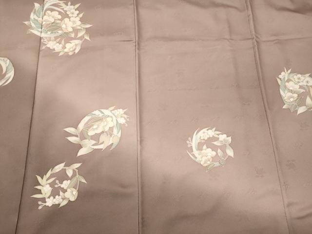 平和屋着物■訪問着 草花丸文 暈し染め 金彩 京王百貨店扱い 正絹 逸品 CABF5761oy