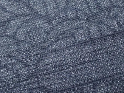 平和屋着物■上質な紬 100亀甲 エ霞青海波 正絹 逸品 未使用 CABF5773oy