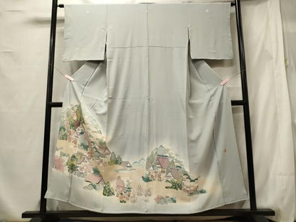 平和屋着物■豪華色留袖 作家物 風景文 暈し染め 正絹 逸品 CABF5774oy