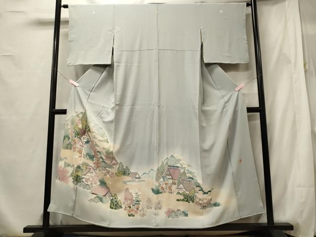 平和屋着物■豪華色留袖 作家物 風景文 暈し染め 正絹 逸品 CABF5774oy