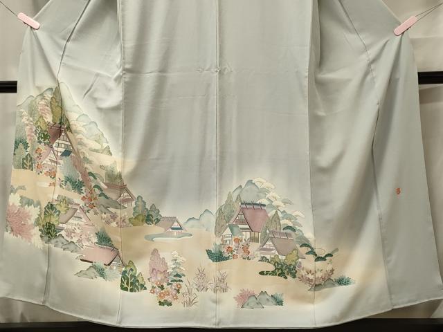 平和屋着物■豪華色留袖 作家物 風景文 暈し染め 正絹 逸品 CABF5774oy