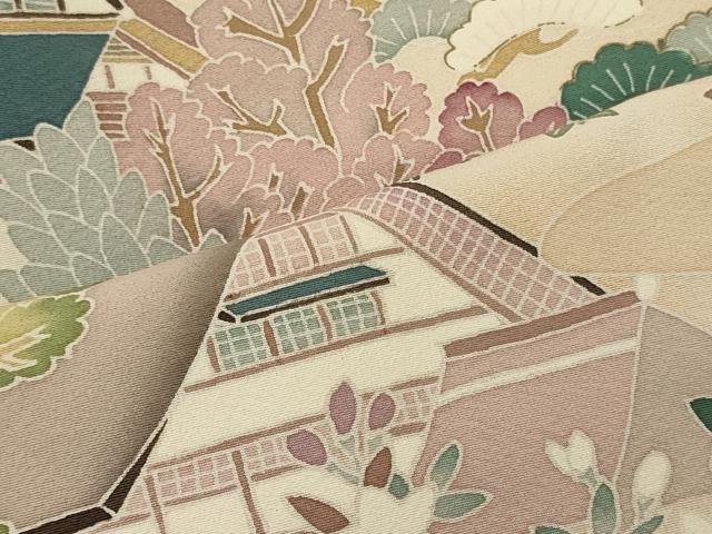 平和屋着物■豪華色留袖 作家物 風景文 暈し染め 正絹 逸品 CABF5774oy