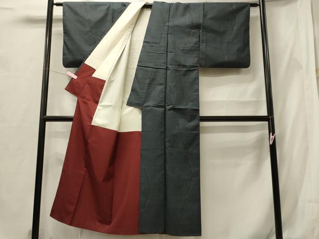 平和屋着物■本場大島紬 7マルキ 間道 正絹 逸品 CABF5779oy