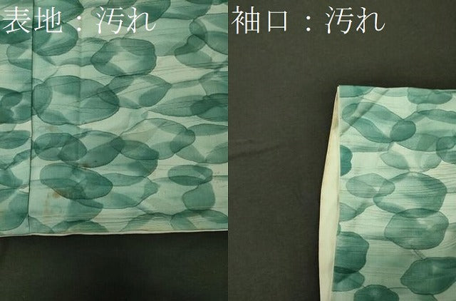 平和屋着物■上質な小紋 手描き 丸文 正絹 逸品 CABF5785oy