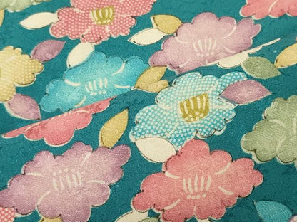 平和屋着物■上質な小紋 舞花文 正絹 逸品 CABF5786oy