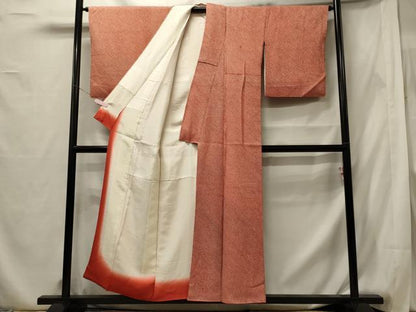 平和屋着物■大変加工の良い総絞り小紋 正絹 逸品 CABF5787oy
