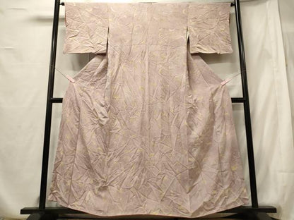 平和屋着物■上質な小紋 地紋起こし 唐草文 正絹 逸品 CABF5788oy