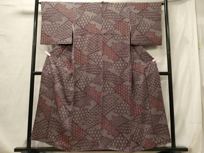 平和屋着物■上質な小紋 吉祥文 正絹 逸品 CABF5790oy