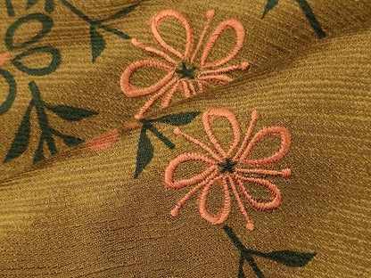 平和屋着物■訪問着 刺繍 籬枝垂れ花文 暈し染め 正絹 逸品 CABF5812oy