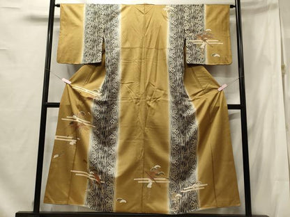 平和屋着物■訪問着 エ霞松文 藤花房 暈し染め 金彩 正絹 逸品 CABF5813oy