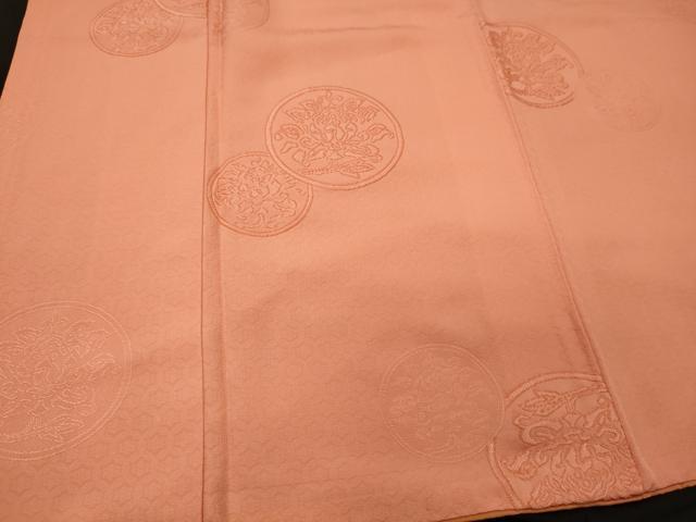 平和屋着物■上質な小紋 曙色 正絹 逸品 CABF5842oy