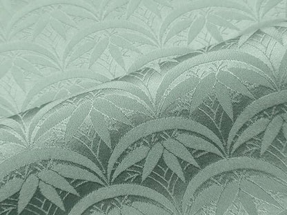 平和屋着物■上質な色無地　笹地紋　秘色色　正絹　逸品　CABF5846oy