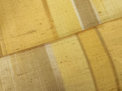 平和屋着物■上質な紬 間道 正絹 逸品 未使用 CABF5856oy