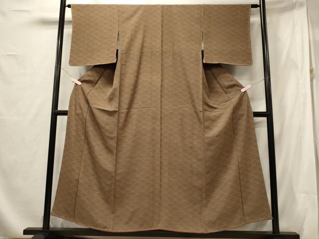 平和屋着物■上質な小紋 青海波 正絹 逸品 未使用 CABF5860oy