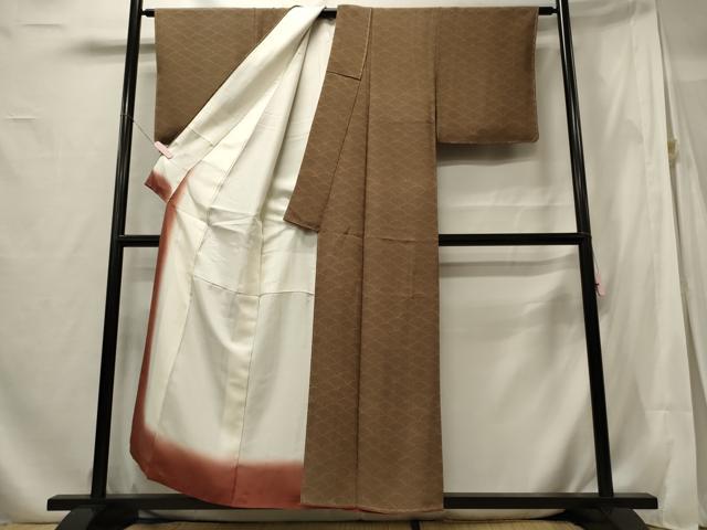 平和屋着物■上質な小紋 青海波 正絹 逸品 未使用 CABF5860oy