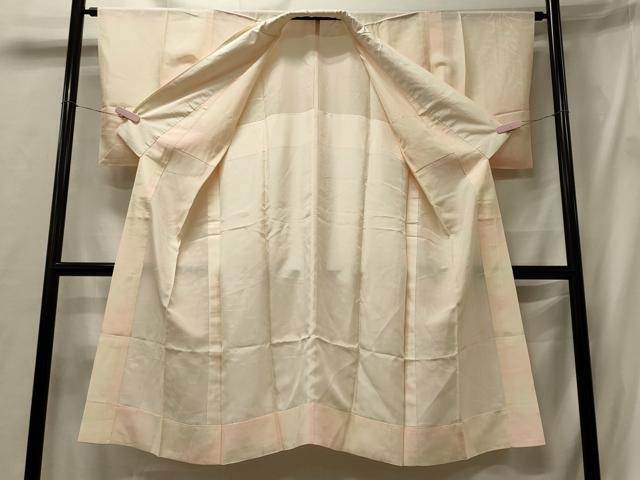 平和屋着物■長襦袢 無双仕立て 草花文 暈し染め 正絹 逸品 未使用 CABF5934oy