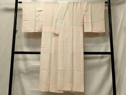 平和屋着物■長襦袢 無双仕立て 草花文 暈し染め 正絹 逸品 未使用 CABF5934oy