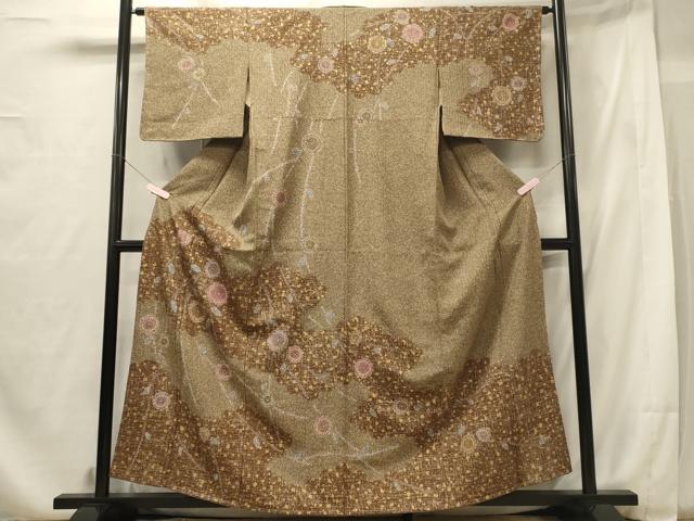 平和屋着物■訪問着　枝花文　金彩　正絹　逸品　未使用　CABF5954oy